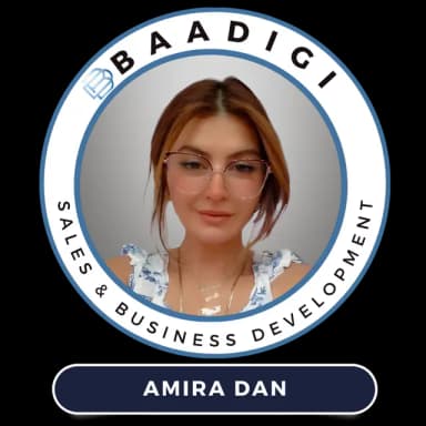 Amira Dan — BaaDigi team member