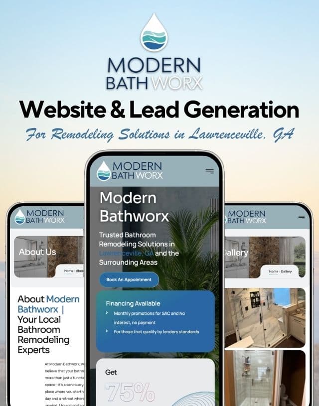 Modern Bathworx: Web Design & SEO Case Study